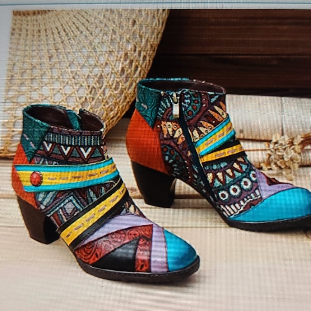 New  Sz 7 GRACOSY Leather Booties